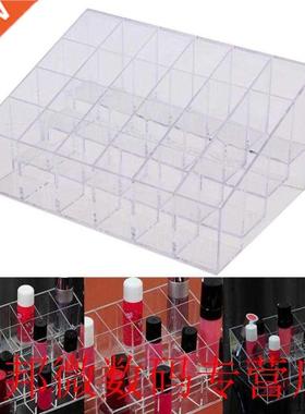 Clear Acrylic 24 Cosmetic Organizer Makeup Case Hder Displ