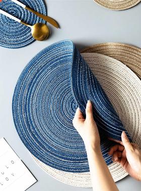 8/10/12 pcs Table placemats for table mat Ramie Insulation P