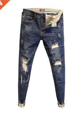 Wholesale 2021 Fashion No Ironing Low Waist Washing Raw Edge