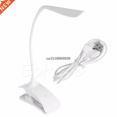 Desk Lamp Dimmable USB Rechargeable Touch Sensor LED Clip-On