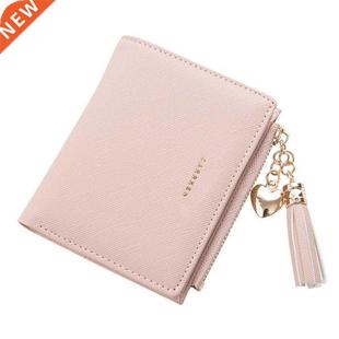 Cute Wallet Small Leath Short Tassel 2022 Women