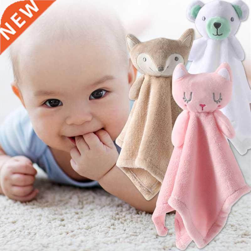 Infant Sleeping Plush Toys Baby Appease Bibs Bebe Burp Blank