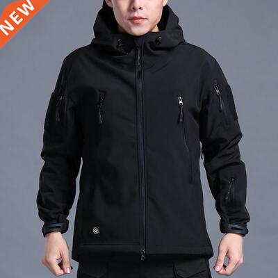 2021Men Jacket Spring Autumn New Military Fleece Tactical Th
