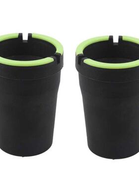 2X Stub Out Glow In The Dark Cup-Style Self-Extinguishing Ci