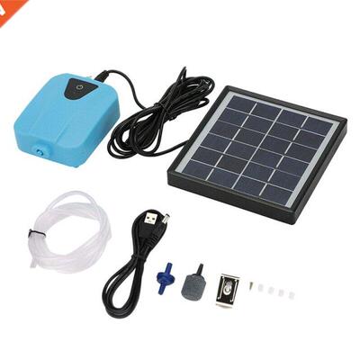 Solar Powered Oxygenator Pond Water Oxygen Pump Ar Pump Aer