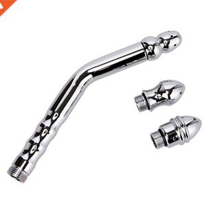 Elbow 3-head Enema Cleaning Flusher Long Tube Aluminum Alloy