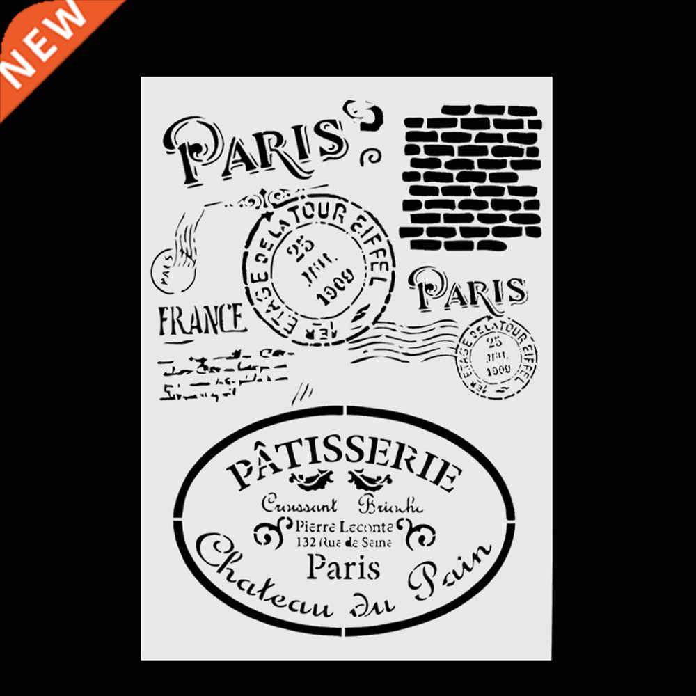 Embossing Paper Card  Craft Letter Alphabet Layering Sten