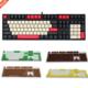 Set 108Pcs Keycaps Cap Matching PBT Cor Key Cherry for