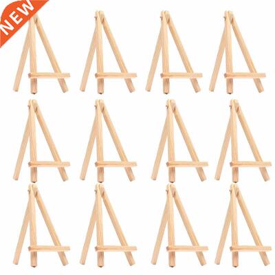 *12PCS Kids Mini Wooden Easel Art Painting Name Card Stand D