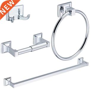 4 Piece Towel Bar Set Bath Accessories Bathroom Hardware Zin