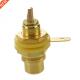 Socket Conn Gold Audio RCA Soldering Female Alloy Tone Pcs