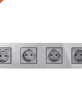 COSWALL 16A 1/2/3/4/5 Gang Russia Spain E Standard Wall Sock