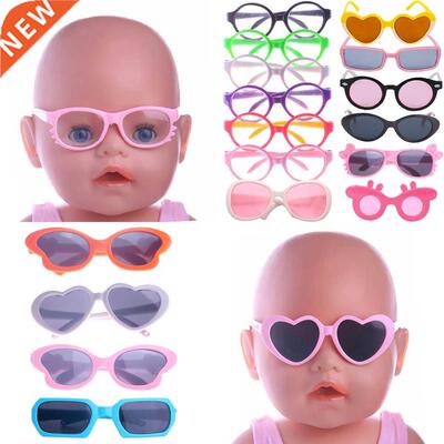Doll Clothes Glasses 10 Colors Doll Accessories Fit 18 Inch