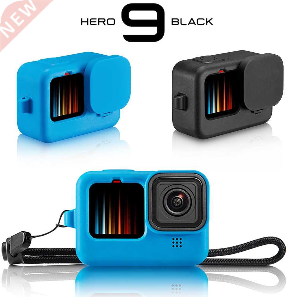 Silicone Camera Sleeve+ Lens Cap ver for GoPro Hero 9 Prote