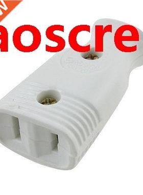 LK4615 White Plastic Housing AC 125V 15A 2 Pin Socket