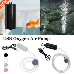 Pump Fish Tank Aquarium Silent Air USB Compressor Oxygen