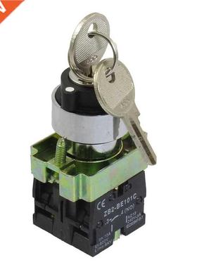 22mm Locking 2 NO Three -Position Keylock Selector Select S