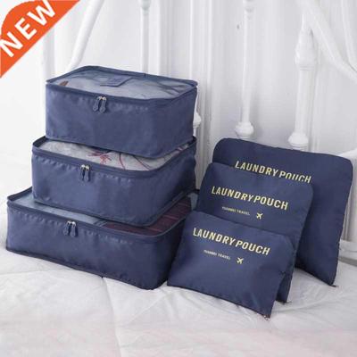 6 PCS Travel Storage Bag Set for Clothes Tidy Organizer Ward