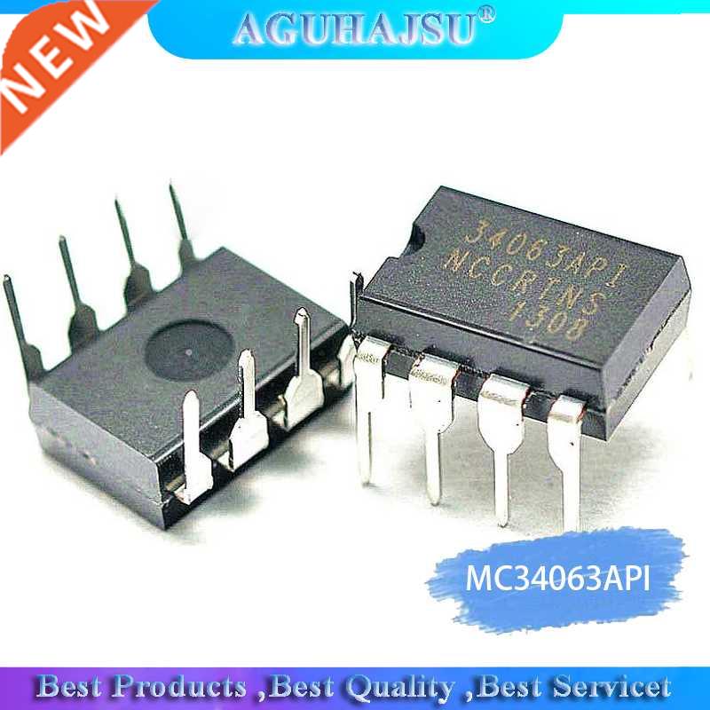 10pcs/lot MC34063API DIP-8 MC34063AP1 MC34063 DIP8 34063API