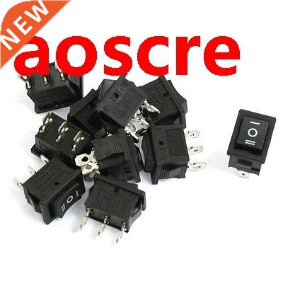 10 Pcs 6A 250VAC/10A 125VAC SPDT ON-OFF-ON  Terminal Rocker