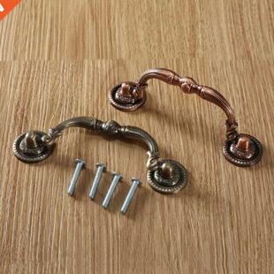 96mm Antque Brass Ktchen Door Furnture Handles Dresser Ca