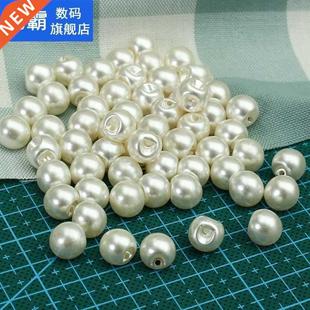 Round Sewing Buttons 60Pcs 适用于 10mm Pearl Clo set