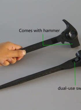2 In 1 Claw Hammer Hex Ratchet Wrench Sharpe End High-Hardne