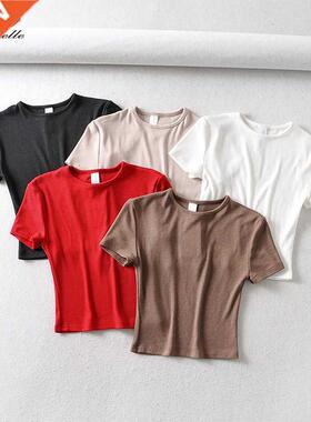 Bradely Michelle Fashion Casual Summer Woman Slim Fit T-shi