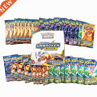 24 Cards Pokemon TCG: Sun Moon NBROKEN BONDS 6-Pack Boost