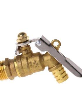 1/2 Brass Faucet Lockable Water Tap Single Hole Water Tap F