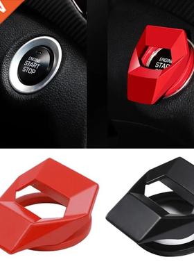 Car Engne Start Stop Button Cover Gnton Swtch Replace P