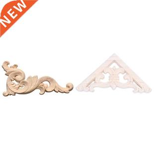 Carved Corner Furniture Pcs Craf Decor Wood Applique Onlay