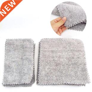 Bamboo Charcoal Dishcloth Microfiber Kitchen Towel Thickened