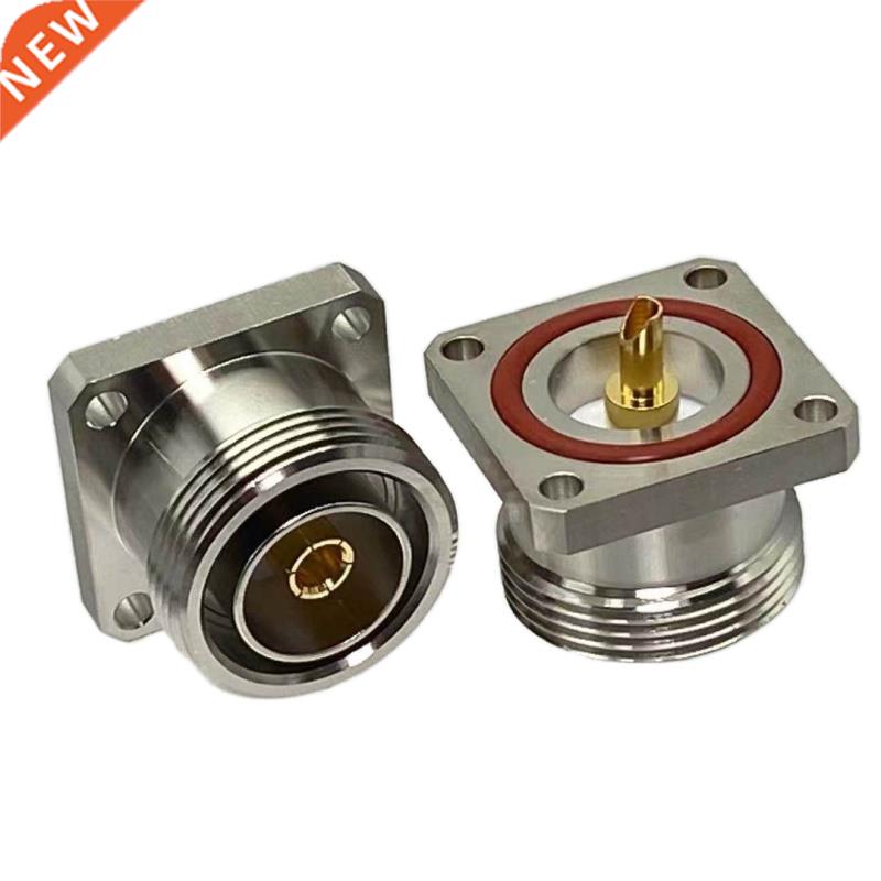 1Pcs Connector L29 7/16 Din Female Jack With 4 Hes Flange