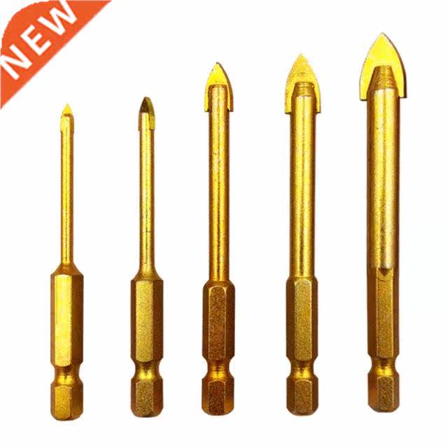 Drill Bits Set Triangle Tile 3-10mm 5 Pcs Tungsten Carbide T