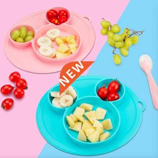 Kids Bowl Plates Baby Feeding Silicone Plate Children's Inte