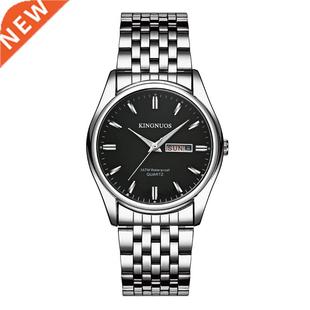 UhrenMode Paar Luxus Business Armbanduh KINGNUOS Casual 1868