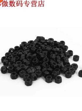 M3x0.5mm Verzinkt Nylon Insert Hex Lock Noten 100PCS