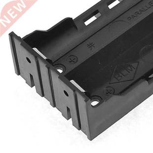 Pins Battery ion Rechargeable Holder 2x18650 Black for