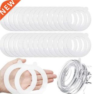 Pieces Replacement Silicone Gaskets Seal Jar