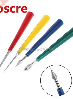 4Pcs Coated Bead Reamer Diamond Set Beading Jewelry Repair W