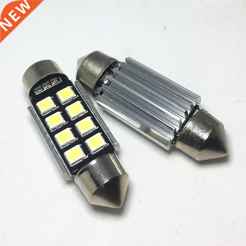 2pcs Festoon 8 smd LED 1mm 6mm 9mm 41mm CANbus C5W led ER