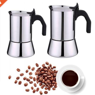 Stainless Steel Espresso Coffee Maker Stove Top Italian Perc