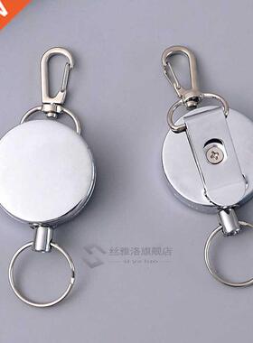 2020 Retractable Key Ring ID Badge Metal Lanyard Name Tag Ca