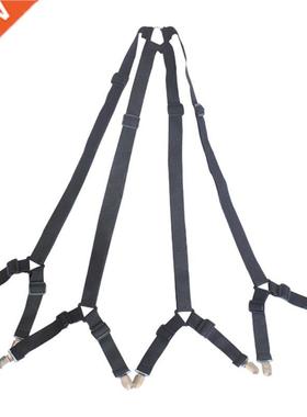 One set Crisscross Adjustable Bed/Fitted Sheet Straps Suspen