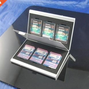 Memory Card Case Metal Storage Aluminum Box 6pcs Protecter