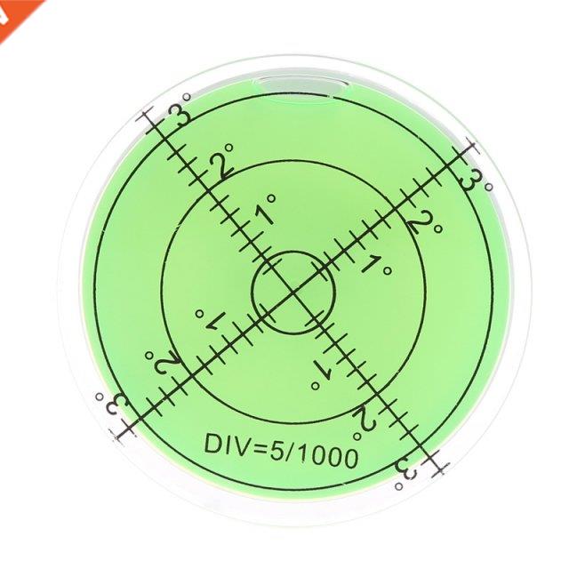 60mm Large Spirit Bubble Level Degree Mark Surface Circular