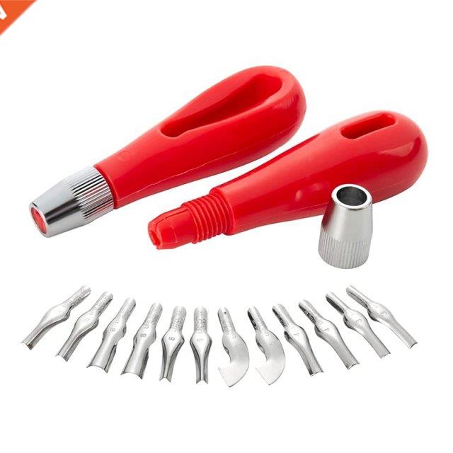 Linoleum Cutter Set, 2 Sets Craft Lino Cutters With 6 Assort