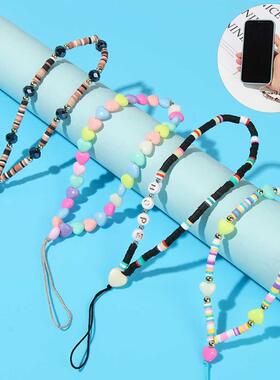 ne Strap Lanyard Cell Phone Case Hanging Cord Soft Pottery R