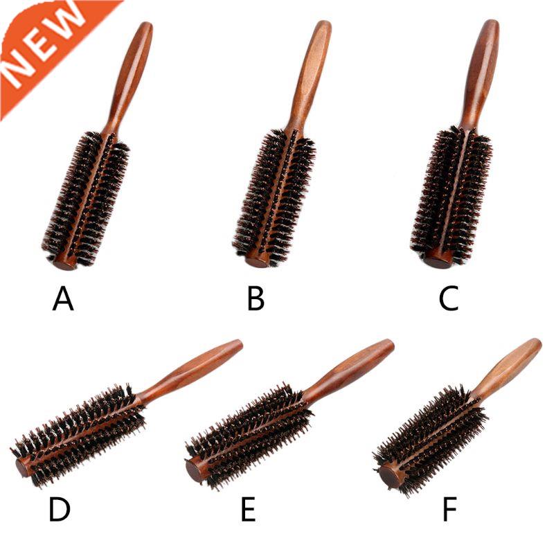6 Types Straight Twill Hair Comb Natural Boar Bristle Rollin